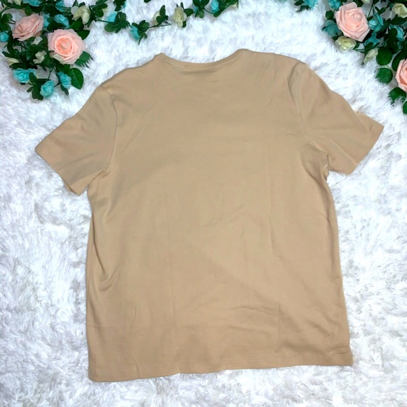 Karen Scott Women’s Small Tan Short-Sleeved Shirt - Picture 3 of 4